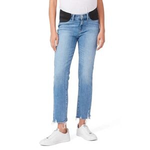 Paige Cindy by Anthropologie Boyfriend Maternity Jeans Womens 4(L-XL) Blue Denim